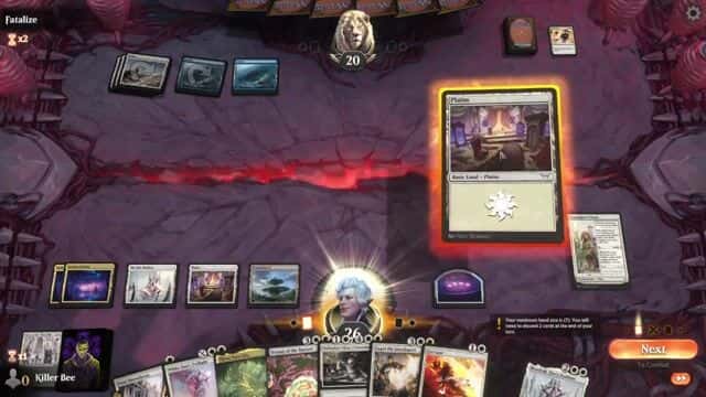 Watch MTG Arena Video Replay - Mono White Control by Killer Bee VS Azorius Control by Fatalize - Standard Play