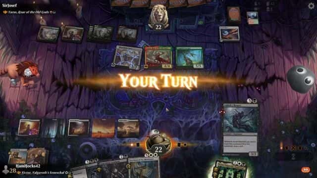 Watch MTG Arena Video Replay - Victor, Valgavoth's Seneschal by HamHocks42 VS Yarus, Roar of the Old Gods by SirJosef - Historic Brawl Challenge Match