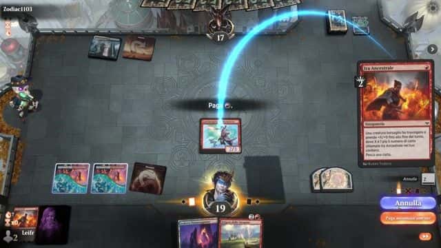 Watch MTG Arena Video Replay - Izzet Wizards by Leifr VS Azorius Aggro by Zodiac1103 - Historic Metagame Challenge