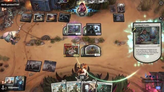 Watch MTG Arena Video Replay - Boros Convoke by BSHammer VS BW by darth.genius17740 - Standard Play