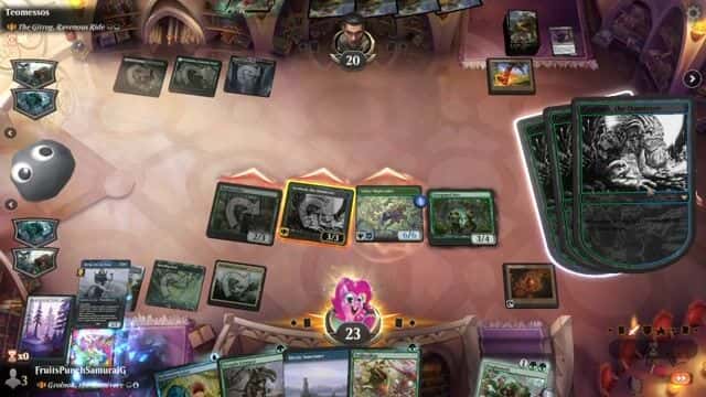 Watch MTG Arena Video Replay - Rogue by FruitsPunchSamuraiG VS The Gitrog, Ravenous Ride by Teomessos - MWM Yargle Standard Brawl