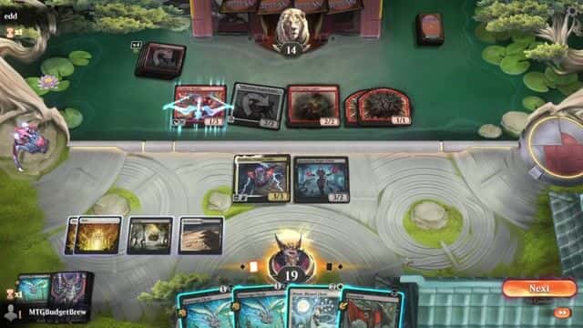 Watch MTG Arena Video Replay - Orzhov Bats by MTGBudgetBrew VS Mono Red Dragons by edd - Historic Play