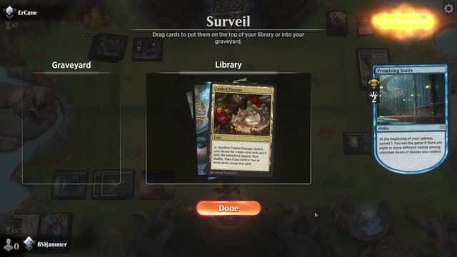 Watch MTG Arena Video Replay - Jeskai Control by BSHammer VS Mono Black Control by ErCane - Standard Ranked