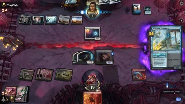 Watch MTG Arena Video Replay - Rogue by A$AP  VS Rogue by ViugiNick - Standard Ranked