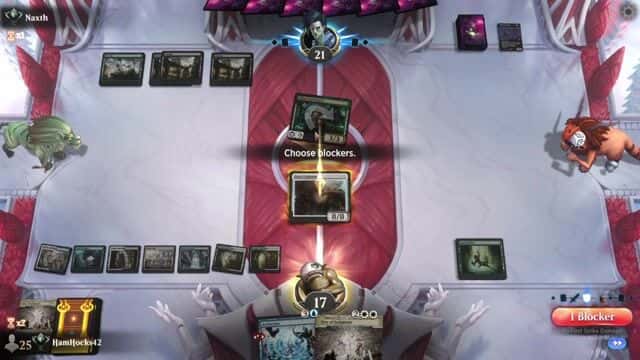 Watch MTG Arena Video Replay - Bant Control by HamHocks42 VS Golgari Aggro by Naxth - Standard Ranked