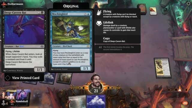 Watch MTG Arena Video Replay - Rogue by Numbskull VS Rogue by FixiHartmann - Standard Traditional Ranked