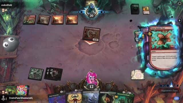 Watch MTG Arena Video Replay - Rogue by FruitsPunchSamuraiG VS Rakdos Aggro by redcdfxiii - Standard Event