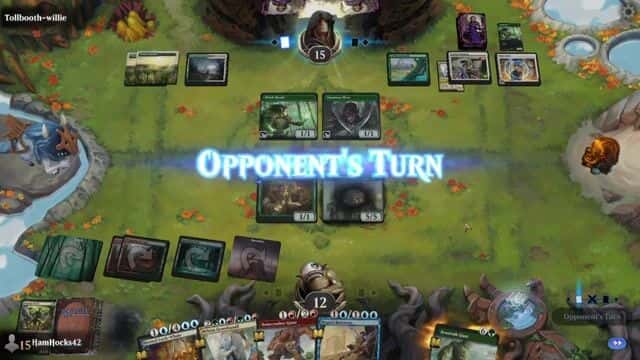 Watch MTG Arena Video Replay - Temur Adventures by HamHocks42 VS Selesnya Nine Lives by Tollbooth-willie - Explorer Challenge Match