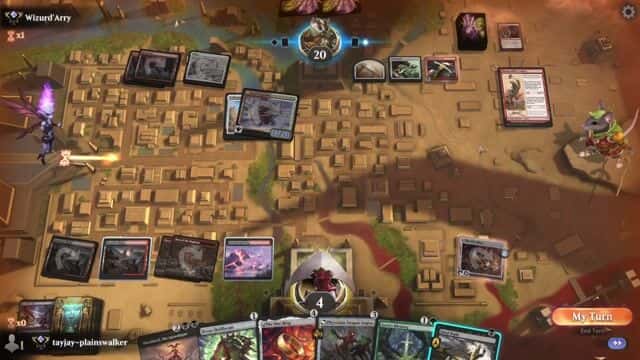 Watch MTG Arena Video Replay - Rogue by tayjay-plainswalker VS Rogue by Wizurd'Arry - Historic Ranked