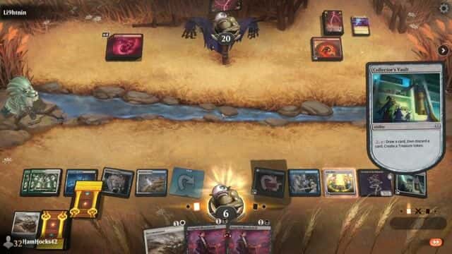 Watch MTG Arena Video Replay - Esper Midrange by HamHocks42 VS Mono Red Control by Li9htnin - Standard Challenge Match