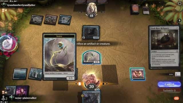 Watch MTG Arena Video Replay - Azorius Artifacts by tayjay-plainswalker VS Grixis Aggro by GrandmotherGrandfather - Historic Ranked