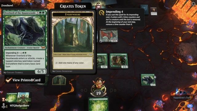 Watch MTG Arena Video Replay - Rogue by MTGBudgetBrew VS Mono Black Discard by Frosthowl - Historic Play