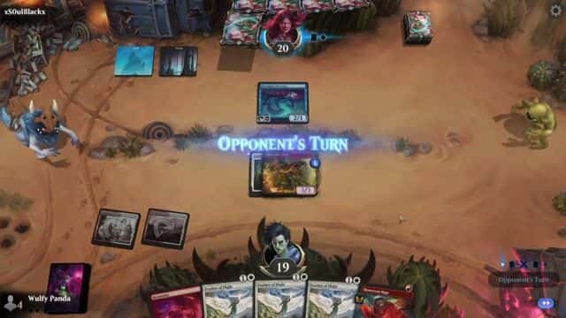 Watch MTG Arena Video Replay - Boros Aggro by Wulfy Panda VS Dimir Proft by xS0ulBlackx - Standard Challenge Match