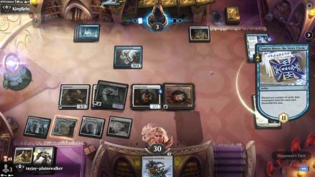 Watch MTG Arena Video Replay - Azorius Artifacts by tayjay-plainswalker VS Mono Blue Mill by KingRebs - Historic Ranked