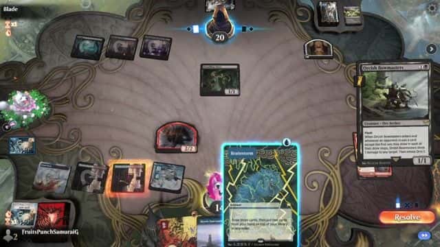 Watch MTG Arena Video Replay - Izzet Wizards by FruitsPunchSamuraiG VS Golgari Storm by Blade - Timeless Metagame Challenge