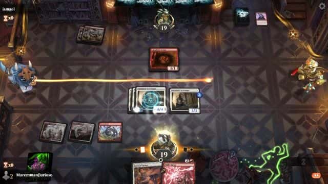 Watch MTG Arena Video Replay - Boros Aggro by MaremmanFurioso VS Mono Red  by ismael - Standard Event