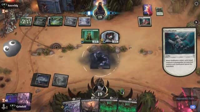 Watch MTG Arena Video Replay - Rogue by Grindalf VS Rogue by knxwldg - Standard Ranked