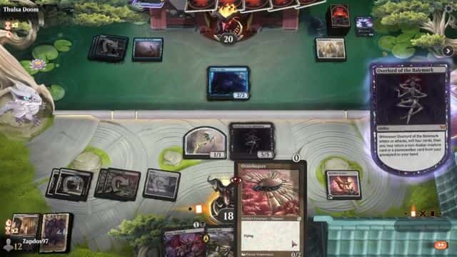 Watch MTG Arena Video Replay - Mardu Greasefang by Zapdos97 VS Mono Blue Tempo by Thulsa Doom - Historic Metagame Challenge