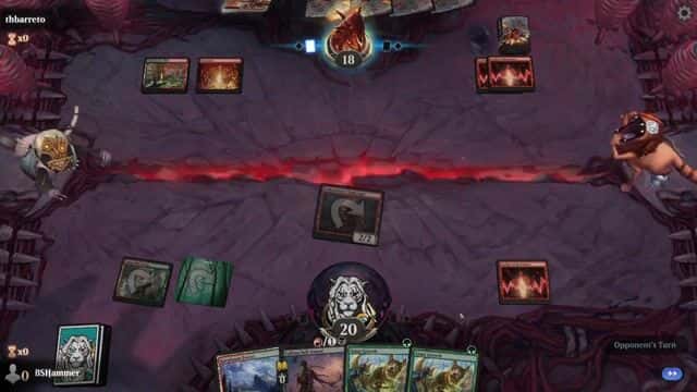 Watch MTG Arena Video Replay - Gruul Prowess by BSHammer VS Rogue by thbarreto - Standard Play