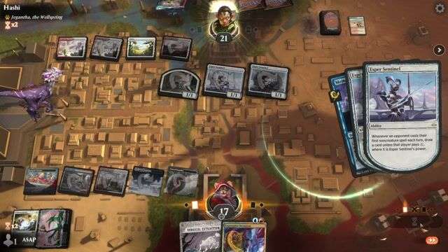 Watch MTG Arena Video Replay - Jeskai Control by A$AP  VS Boros Energy by Ｈashi - Historic Event