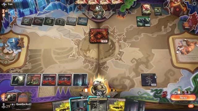 Watch MTG Arena Video Replay - Mardu Midrange by HamHocks42 VS Naya Control by Yun - Standard Traditional Ranked