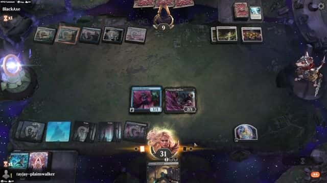 Watch MTG Arena Video Replay - Dimir Ninjas by tayjay-plainswalker VS Azorius Angels by BlackAxe - Historic Play