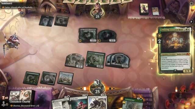 Watch MTG Arena Video Replay - Rogue by Cinnamon Charlie VS Jadar, Ghoulcaller of Nephalia by luminatti - Historic Brawl