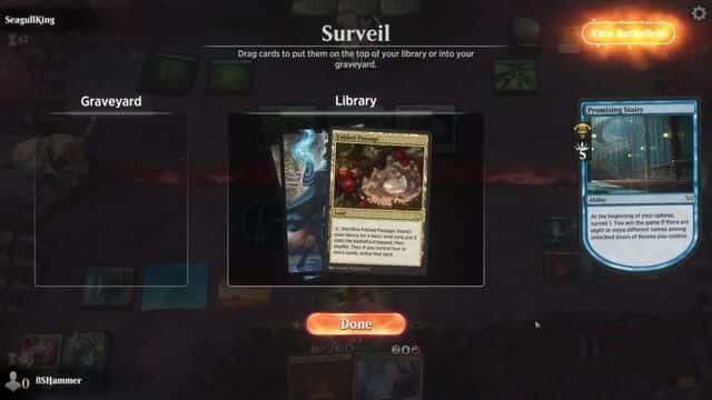 Watch MTG Arena Video Replay - Rogue by BSHammer VS Mono Green by SeagullKing - Standard Play