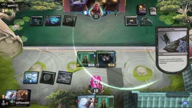 Watch MTG Arena Video Replay - Simic Poison by GBThundaII VS Golgari Food by ggami121 - Explorer Ranked