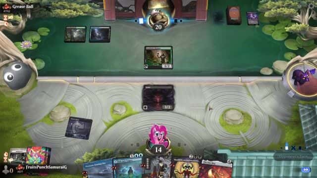 Watch MTG Arena Video Replay - Dimir Tempo by FruitsPunchSamuraiG VS Rogue by Grease Ball - Timeless Traditional Ranked