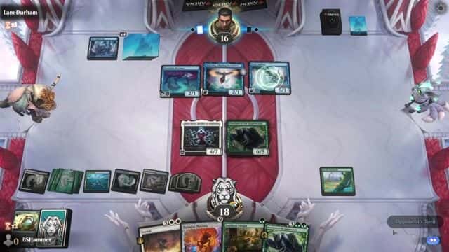 Watch MTG Arena Video Replay - Selesnya Midrange by BSHammer VS Mono Blue Control by LaneDurham - Standard Play