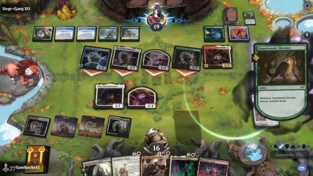 Watch MTG Arena Video Replay - Mardu Midrange by HamHocks42 VS Bant Midrange by Siege-Gang XO - Standard Challenge Match