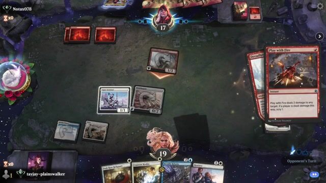 Watch MTG Arena Video Replay - Azorius Artifacts by tayjay-plainswalker VS Mono Red Dragons by Notax078 - Historic Ranked