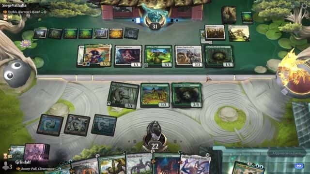 Watch MTG Arena Video Replay - Bonny Pall, Clearcutter by Grindalf VS Sythis, Harvest's Hand by SiegeValhalla - Historic Brawl