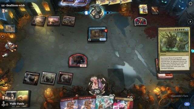 Watch MTG Arena Video Replay - Boros Energy by Wulfy Panda VS 5 Color Midrange by (a) -DeafSiren-w1sh - Historic Event