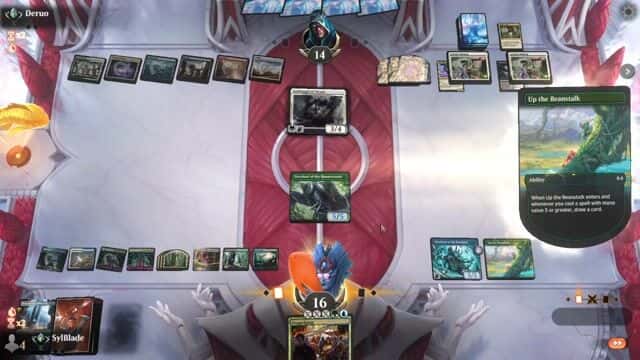 Watch MTG Arena Video Replay - Rogue by SylBlade VS Domain Ramp by Deruo - Standard Traditional Ranked