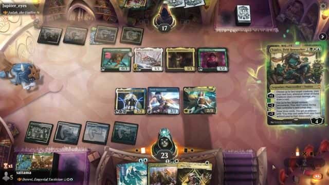 Watch MTG Arena Video Replay - Derevi, Empyrial Tactician by saitama VS Jodah, the Unifier by Jupiter_eyes - Historic Brawl