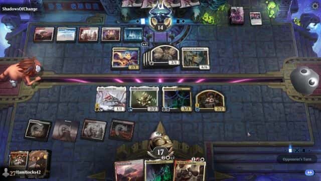 Watch MTG Arena Video Replay - Mardu Legends by HamHocks42 VS RUW by ShadowsOfChange - Standard Challenge Match