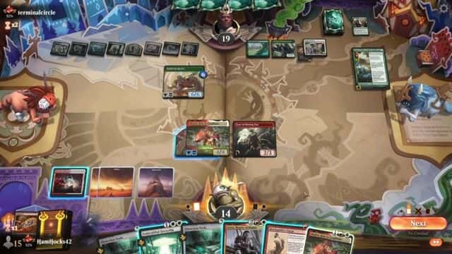 Watch MTG Arena Video Replay - Boros Midrange by HamHocks42 VS Selesnya Midrange by terminalcircle - Standard Ranked