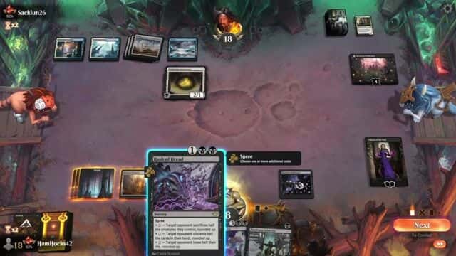 Watch MTG Arena Video Replay - Rogue by HamHocks42 VS WU by Sacklun26 - Standard Ranked