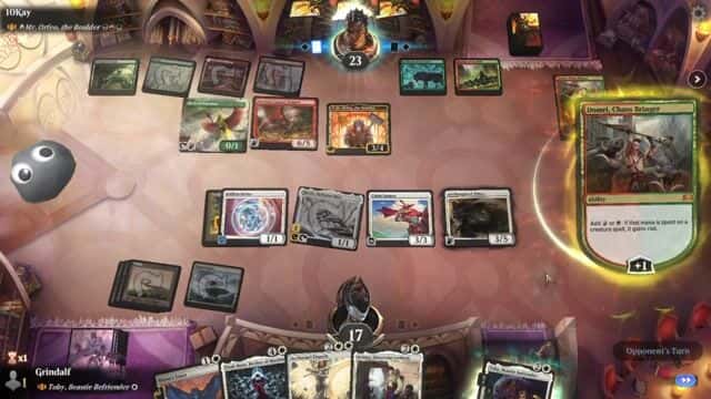 Watch MTG Arena Video Replay - Rogue by Grindalf VS A-Mr. Orfeo, the Boulder by 10Kay - Historic Brawl