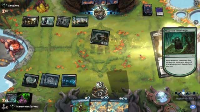 Watch MTG Arena Video Replay - Dimir Midrange by MaremmanFurioso VS Golgari Midrange by darcglory - Standard Ranked