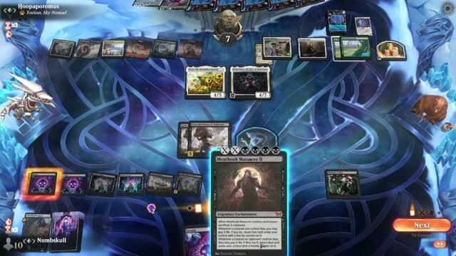 Watch MTG Arena Video Replay - Mono Black Devotion by Numbskull VS Enigmatic Fires by Hoopapotomus - Explorer Traditional Ranked