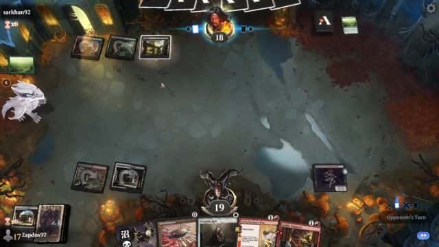 Watch MTG Arena Video Replay - Mardu Greasefang by Zapdos97 VS Golgari Reanimator by sarkhan92 - Historic Event