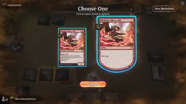 Watch MTG Arena Video Replay - Red Deck Wins by MaremmanFurioso VS Rogue by AngelicFatso - Explorer Ranked