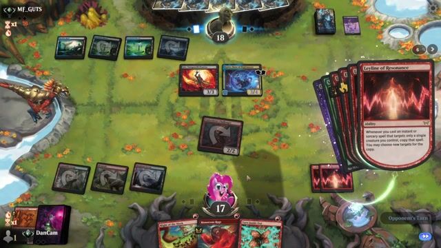 Watch MTG Arena Video Replay - Gruul Prowess by DanCam VS Rogue by MF_GUTS - Standard Traditional Ranked