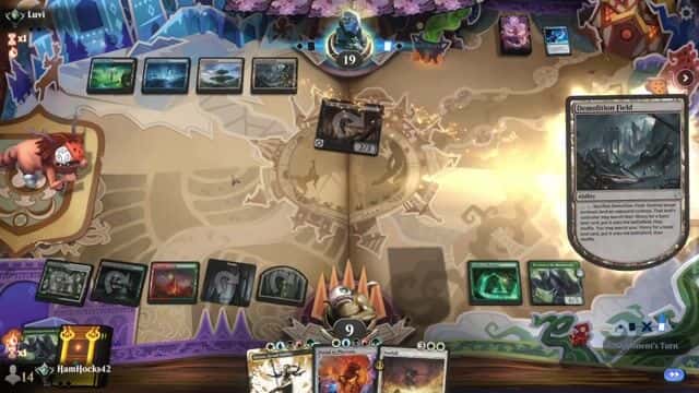 Watch MTG Arena Video Replay - Selesnya Midrange by HamHocks42 VS Dimir Control by Luvi - Standard Traditional Ranked