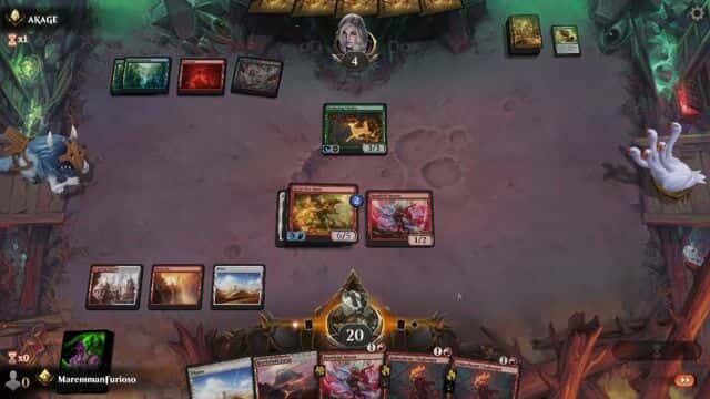 Watch MTG Arena Video Replay - Boros Aggro by MaremmanFurioso VS Temur Control by AKAGE - Standard Ranked