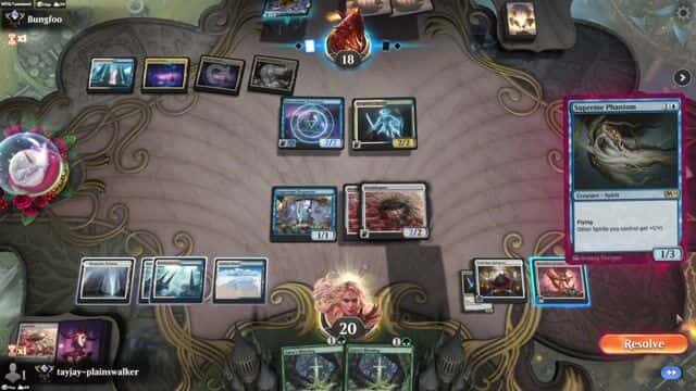 Watch MTG Arena Video Replay - Azorius Artifacts by tayjay-plainswalker VS Azorius Flyers by Bungfoo - Historic Ranked