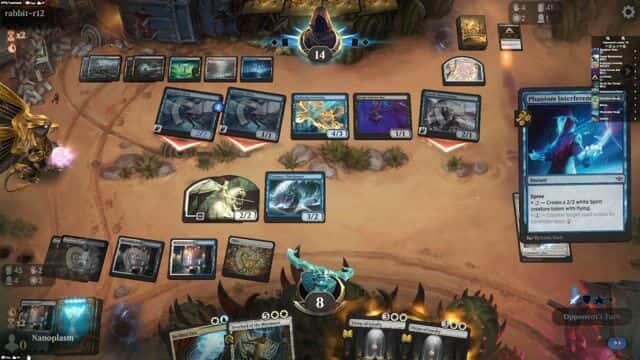 Watch MTG Arena Video Replay - Rogue by Nanoplasm VS Dimir Proft by rabbit-r12 - Traditional Standard Event